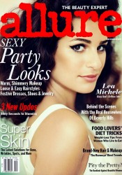 Lea Michele Covers Allure Magazine December 2011 Issue