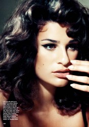 Lea Michele Covers Allure Magazine December 2011 Issue