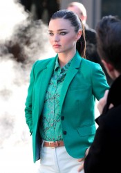 Miranda Kerr Photoshoot for David Jones in New York