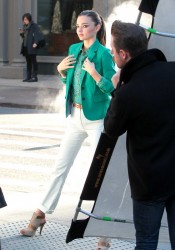 Miranda Kerr Photoshoot for David Jones in New York