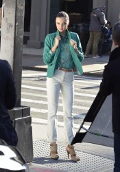 Miranda Kerr Photoshoot for David Jones in New York