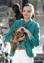 Miranda Kerr Photoshoot for David Jones in New York