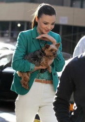 Miranda Kerr Photoshoot for David Jones in New York
