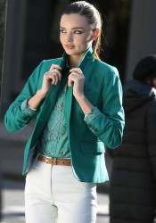 Miranda Kerr Photoshoot for David Jones in New York