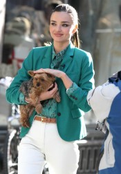 Miranda Kerr Photoshoot for David Jones in New York