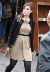 Olivia Wilde on Set of The Longest Week