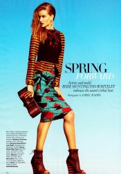 Rosie Huntington-Whiteley - Harper's Bazaar Magazine US December 2011