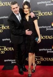 Salma Hayek at Puss In Boots Premiere in Madrid