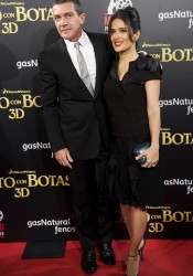 Salma Hayek at Puss In Boots Premiere in Madrid