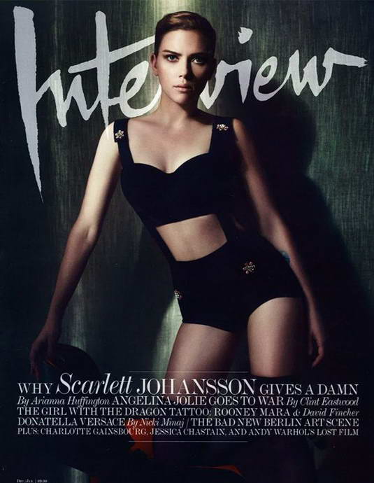 Scarlett Johansson Covers Interview Magazine Dec 2011 Scarlett Johansson Covers Interview Magazine Dec 2011