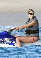 Stacy Keibler Having Fun At The Beach In Cabo San Lucas