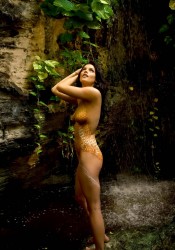 Ashley Greene Body Paint Photoshoot
