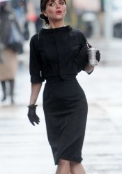 Christina Ricci Looks Good On Set of Pan Am in New York
