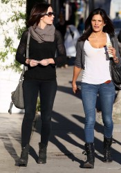 Emily Blunt with Friend Heading to Lunch in Los Angeles