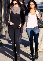 Emily Blunt with Friend Heading to Lunch in Los Angeles