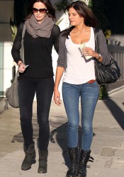 Emily Blunt with Friend Heading to Lunch in Los Angeles