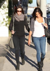 Emily Blunt with Friend Heading to Lunch in Los Angeles
