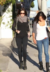 Emily Blunt with Friend Heading to Lunch in Los Angeles