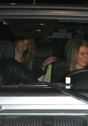 Hilary Duff at Mastro's Steakhouse in Beverly Hills