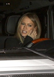 Hilary Duff at Mastro's Steakhouse in Beverly Hills