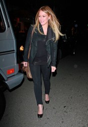 Hilary Duff at Mastro's Steakhouse in Beverly Hills