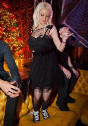 Holly Madison at Surrender Nightclub in Las Vegas