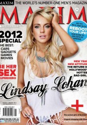 Lindsay Lohan Covers Maxim Magazine Australia