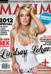 Lindsay Lohan Covers Maxim Magazine Australia