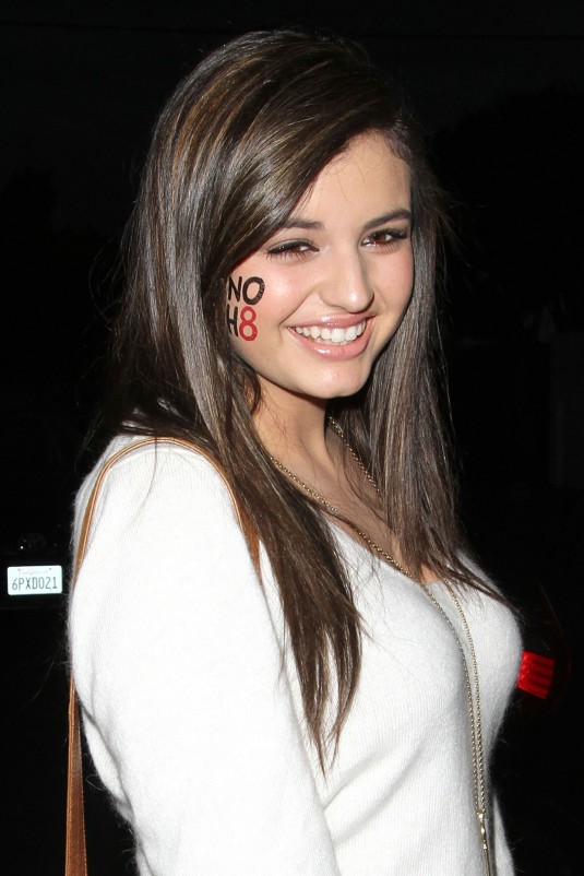 Rebecca Black Supports NOH8 Campaign Rebecca Black