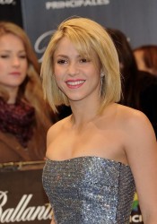 Shakira Arrives at 40 Principales Awards in Madrid