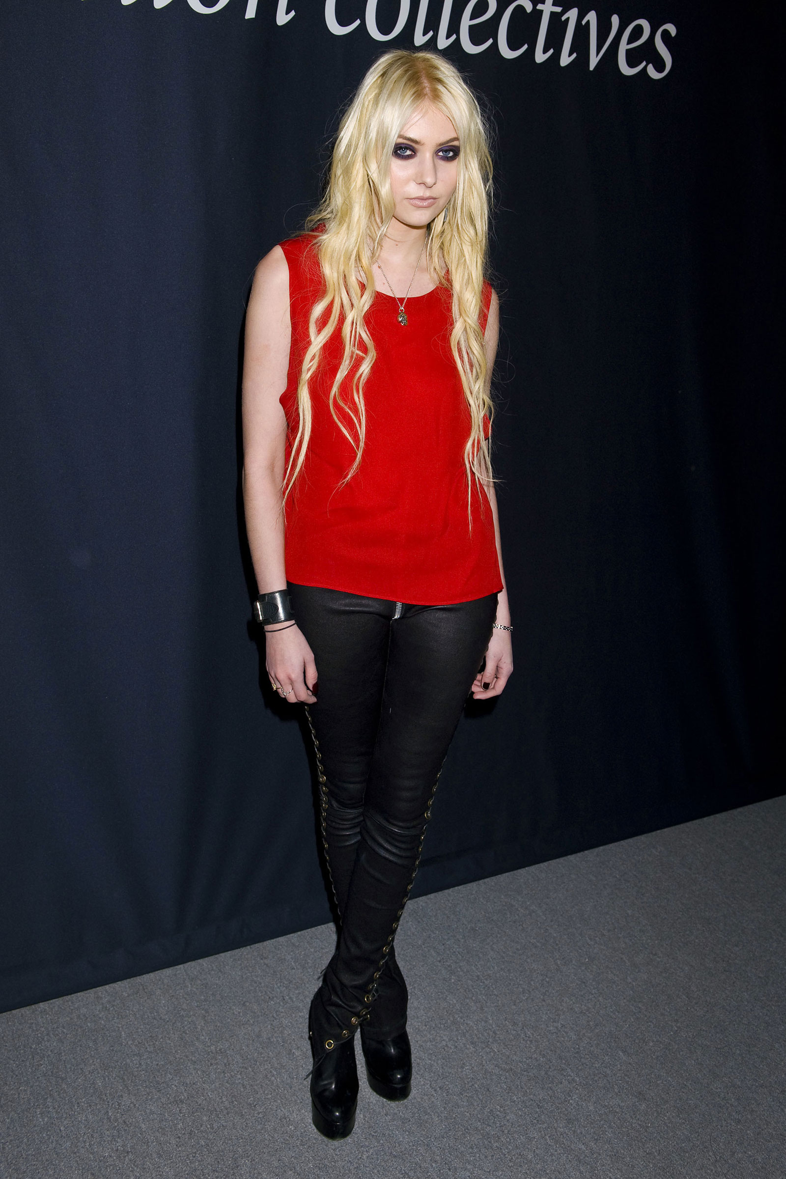 Taylor Momsen at Center Fall 2012 Mercedes-Benz Fashion Week.