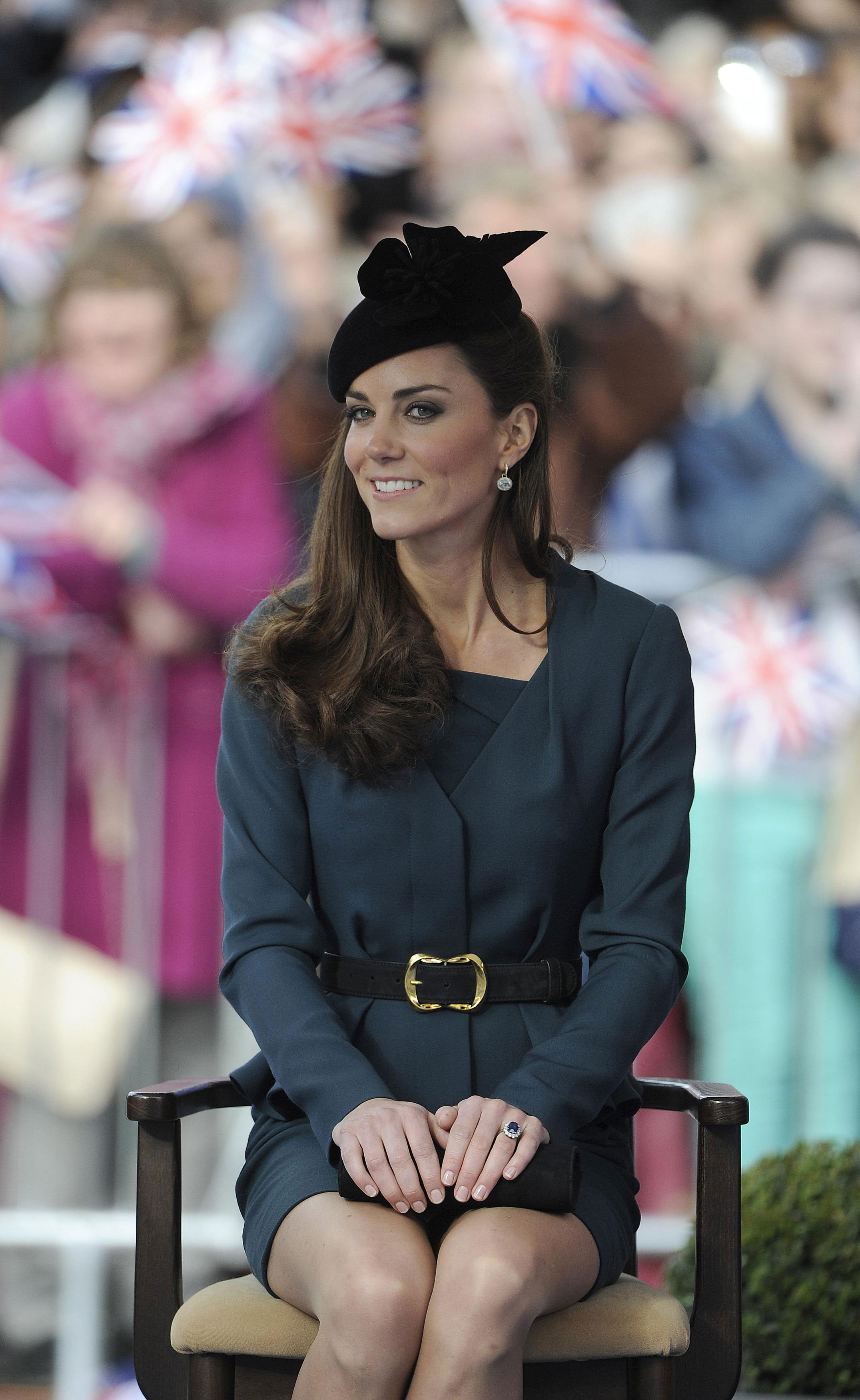 Kate Middleton at Queen Elizabeth IIâ€™s Diamond Jubilee Tour in