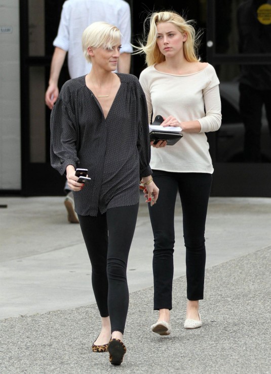 AMBER HEARD with Sister