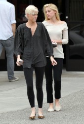 AMBER HEARD with Sister