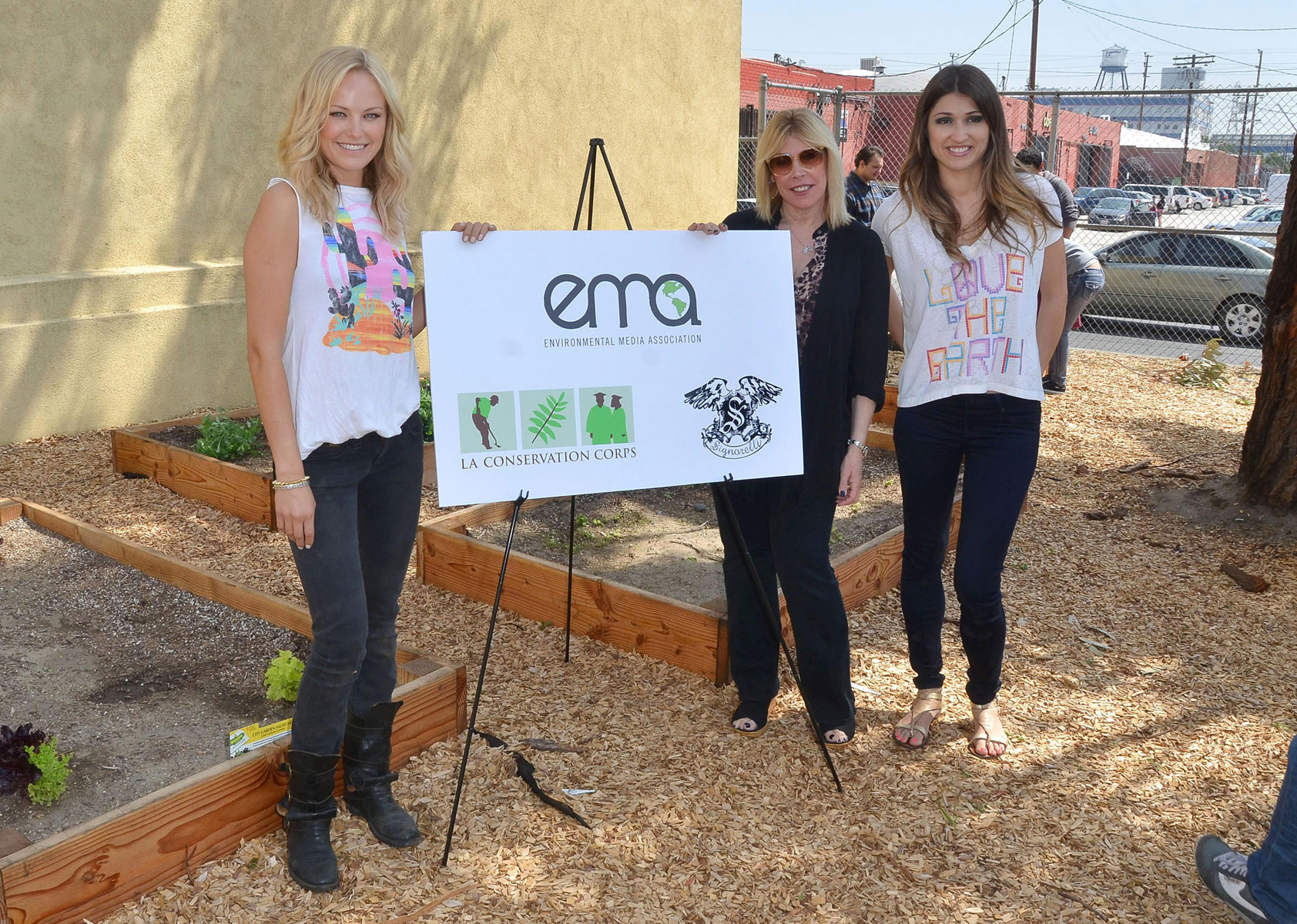 Malin Akerman Planting Seeds With The Environmental Media Association In Los Angeles Hawtcelebs