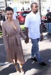 KIM KARDASHIAN and Kanye West