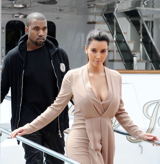 KIM KARDASHIAN and Kanye West