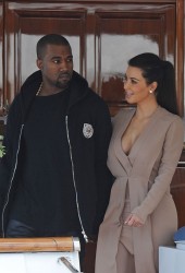 KIM KARDASHIAN and Kanye West