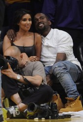 KIM KARDASHIAN and Kanye West