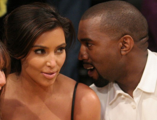 KIM KARDASHIAN and Kanye West