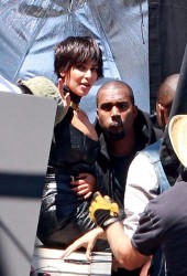 KIM KARDASHIAN and Kanye West