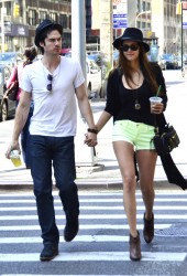 NINA DOBREV and Ian Somerhalder