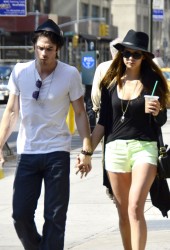 NINA DOBREV and Ian Somerhalder