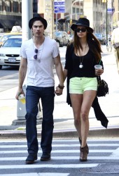 NINA DOBREV and Ian Somerhalder