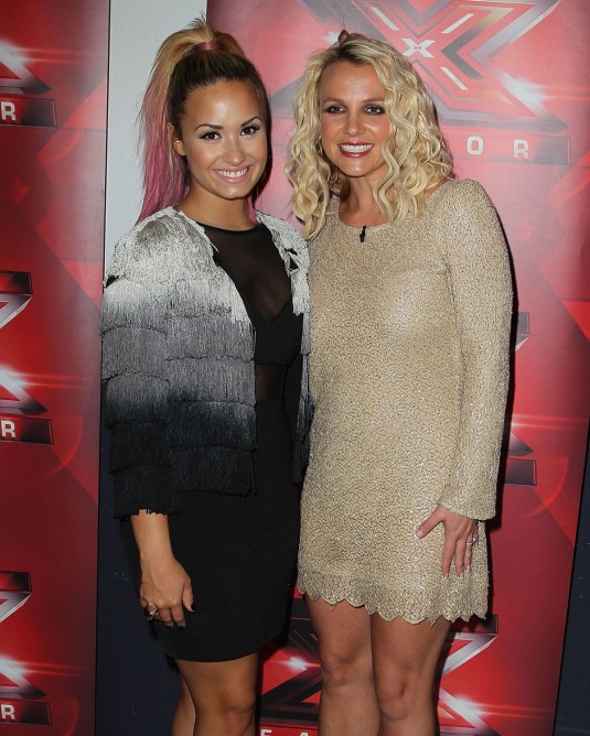 BRITNEY SPEARS and DEMI LOVATO