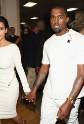 KIM KARDASHIAN and KANYE WEST