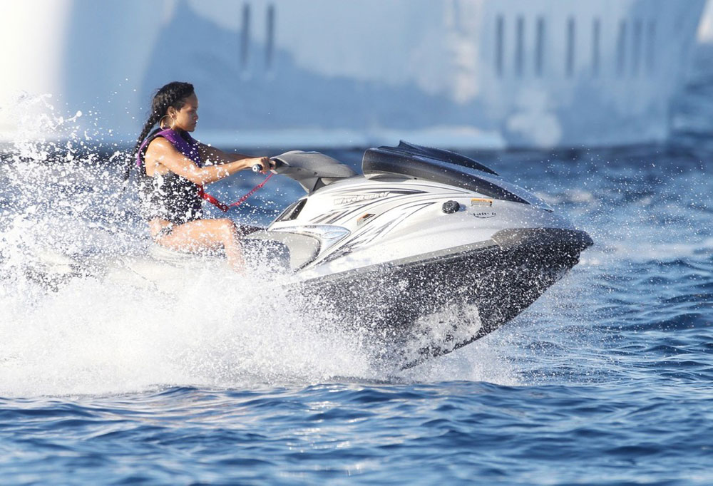 RIHANNA in Bikini on a Yacht in St.Tropez – HawtCelebs