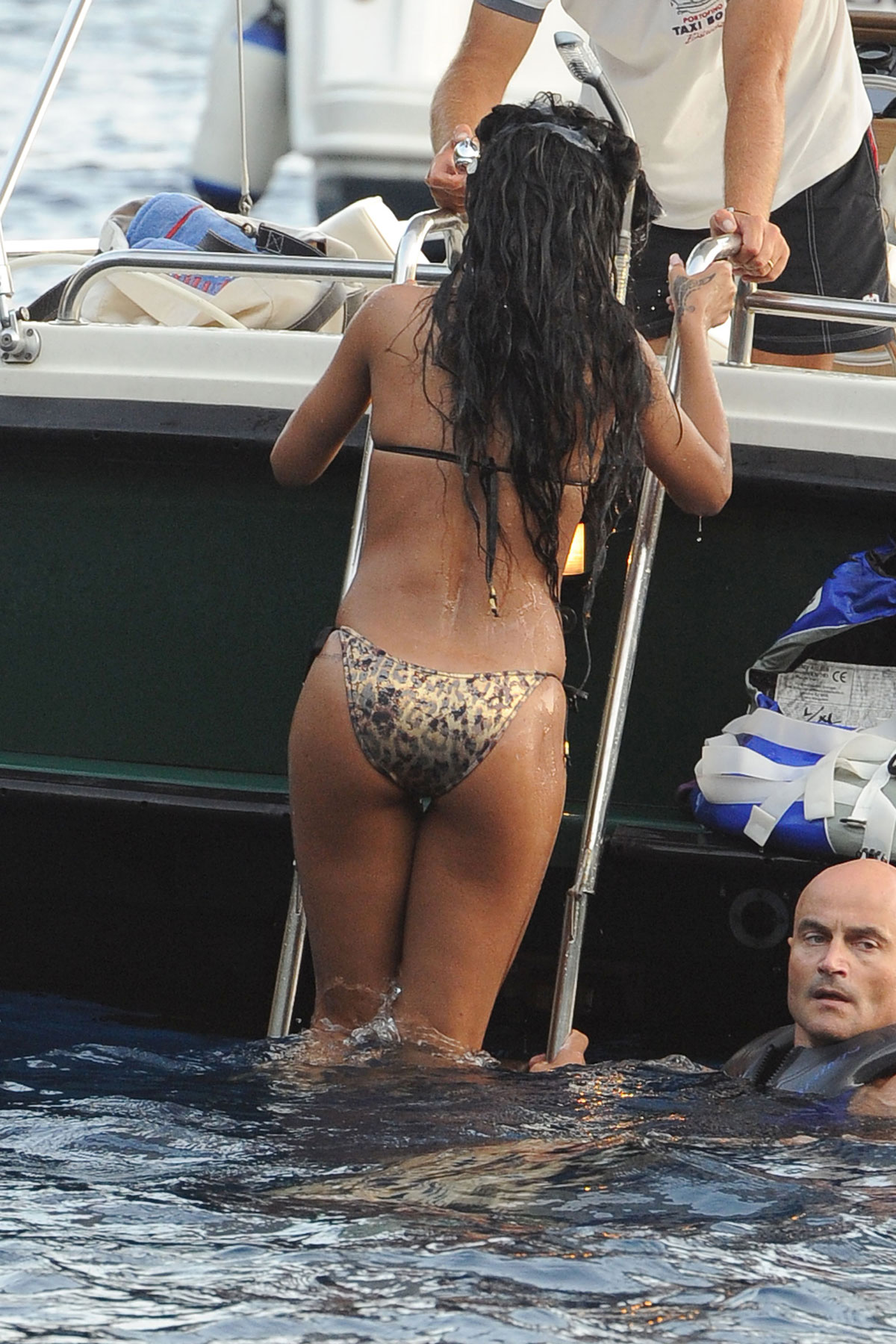 RIHANNA in Leopard Bikini on Vacation in Portofino, Italy – HawtCelebs1200 x 1800
