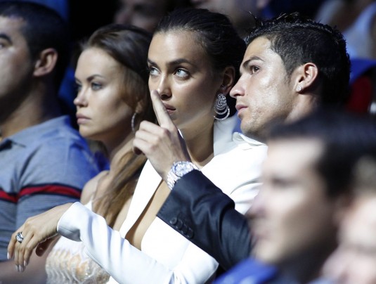 IRINA SHAYK and Cristiano Ronaldo