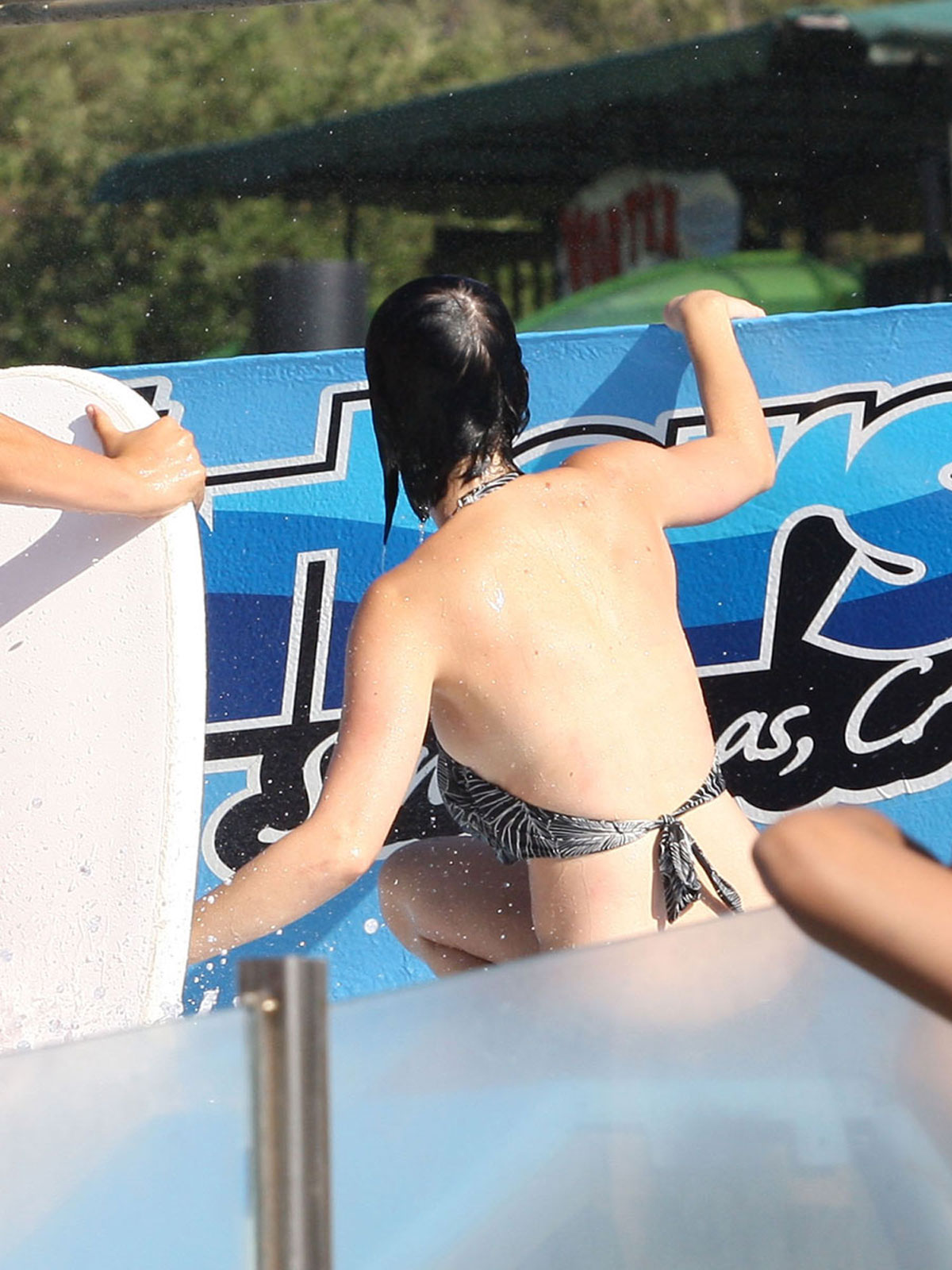 KATY PERRY Bikini Bottoms Fall Down at the Water Park in San Dimas.